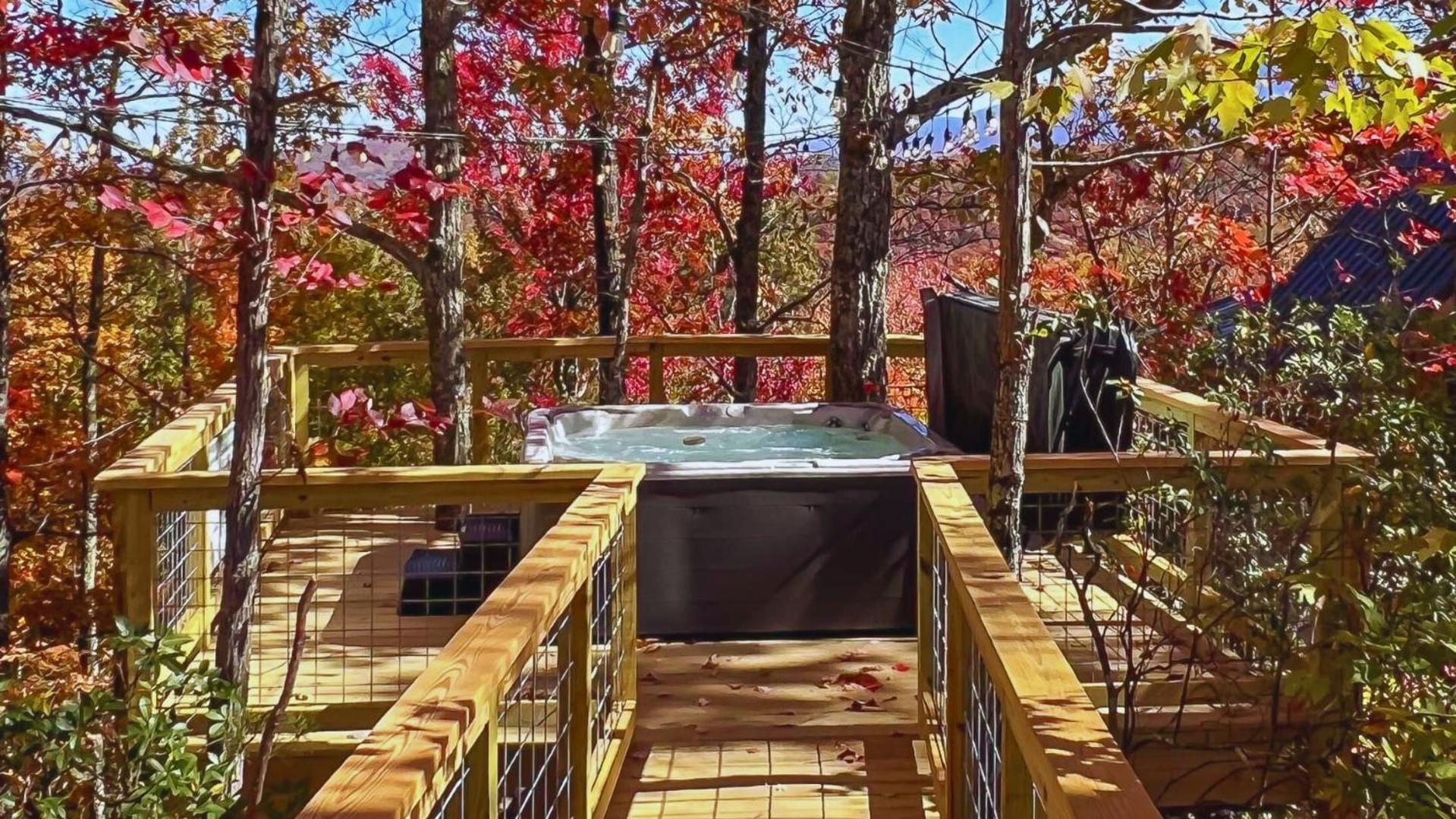 蓋特林堡The Moosewood In Treehouse Grove At Norton Creek别墅 外观 照片