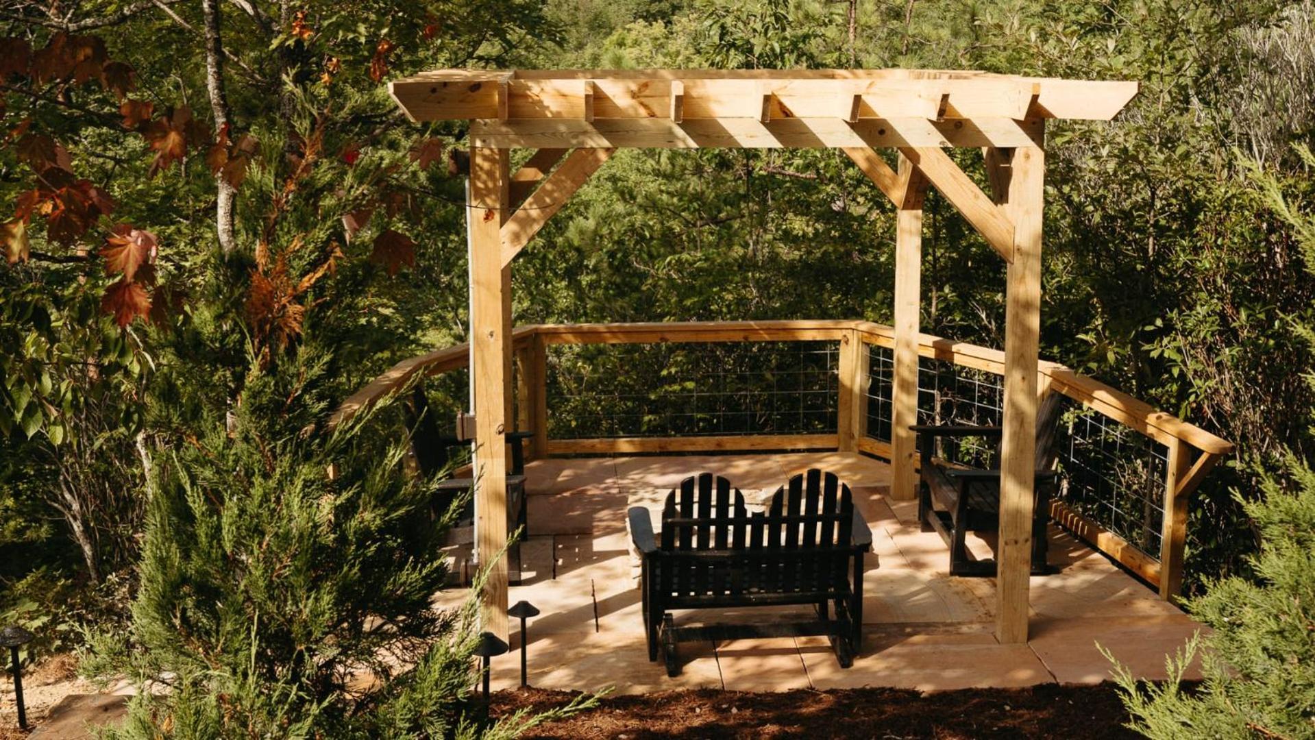 蓋特林堡The Moosewood In Treehouse Grove At Norton Creek别墅 外观 照片