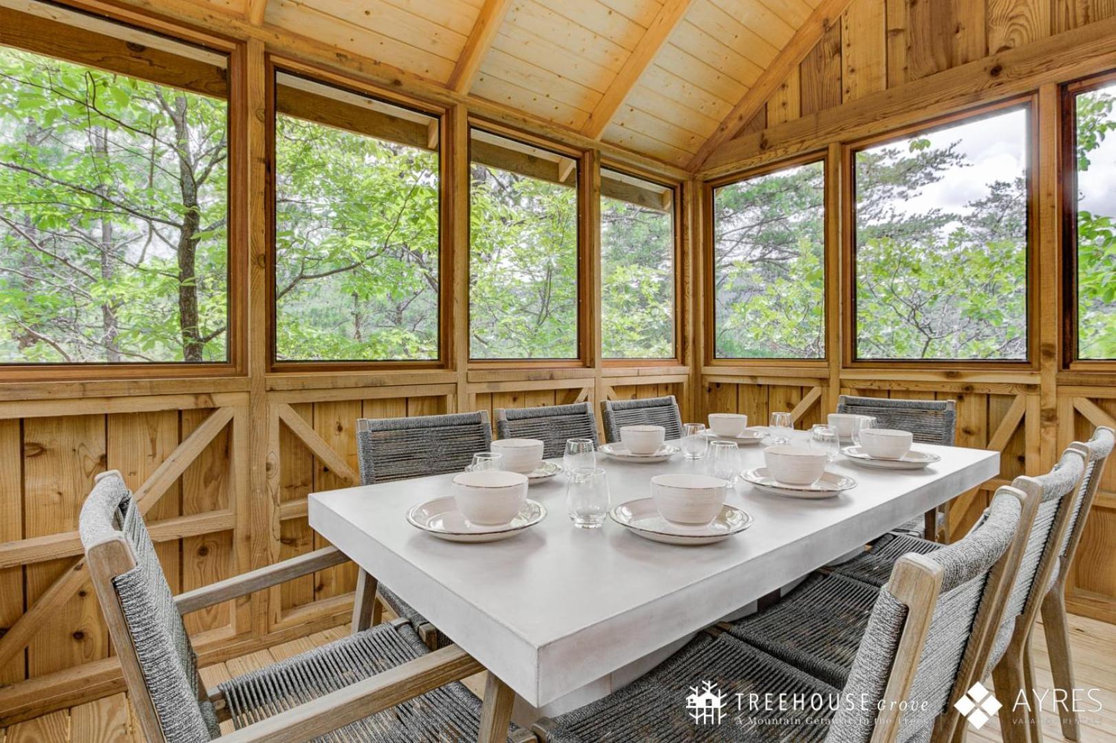 蓋特林堡The Moosewood In Treehouse Grove At Norton Creek别墅 外观 照片