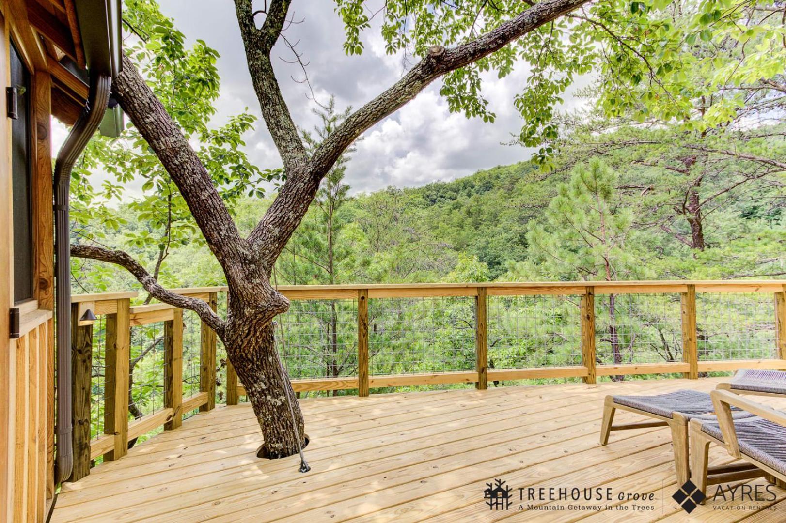 蓋特林堡The Moosewood In Treehouse Grove At Norton Creek别墅 外观 照片